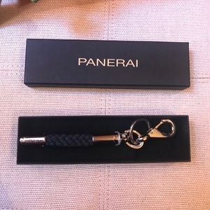 Panerai Keychain - Navy blue and chrome